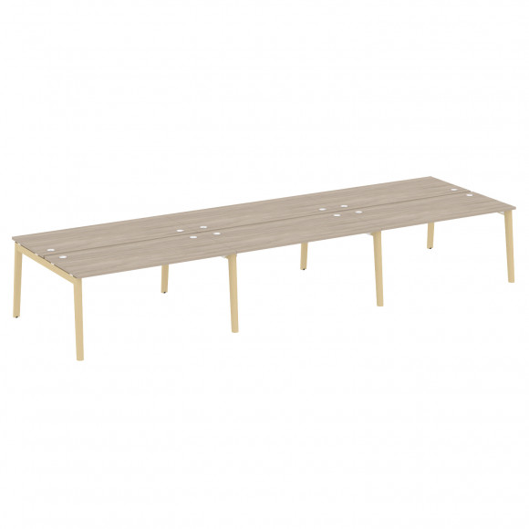 Рабочая станция, опоры - массив дерева ONIX WOOD OW.D.RS-6.4.7 Дуб Аттик