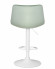 Стул барный DOBRIN TAILOR WHITE (пудрово-мятный велюр (MJ9-87)),5017_WhiteBase-LM TAILOR WHITE, цвет сиденья пудрово-мятный велюр (MJ9-87), цвет основания белый
