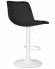 Стул барный DOBRIN TAILOR WHITE (черный велюр (MJ9-101)),5017_WhiteBase-LM TAILOR WHITE, цвет сиденья черный велюр (MJ9-101), цвет основания белый