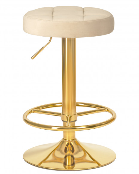 Табурет барный DOBRIN BRUNO GOLD (бежевый велюр (MJ9-10)),5008_GoldBase-LM BRUNO GOLD, цвет сиденья бежевый велюр (MJ9-10), цвет основания золото Табурет барный DOBRIN BRUNO GOLD (бежевый велюр (MJ9-10)),5008_GoldBase-LM BRUNO GOLD, цвет сиденья бежевый велюр (MJ9-10), цвет основания золото