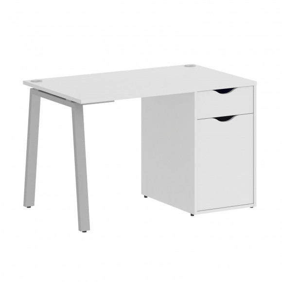Стол письменный W=1180мм HOME OFFICE VR.SP-3-118.1.A Белый