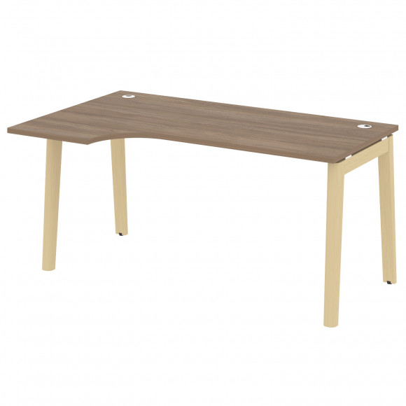 Стол эргономичный левый, опоры - массив дерева ОНИКС ВУД/ONIX WOOD OW.SA-1(L) Дуб Аризона Стол эргономичный левый, опоры - массив дерева ОНИКС ВУД/ONIX WOOD OW.SA-1(L) Дуб Аризона