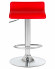 Стул барный DOBRIN TOMMY (красный),3013-LM TOMMY, цвет сиденья красный, цвет основания хром