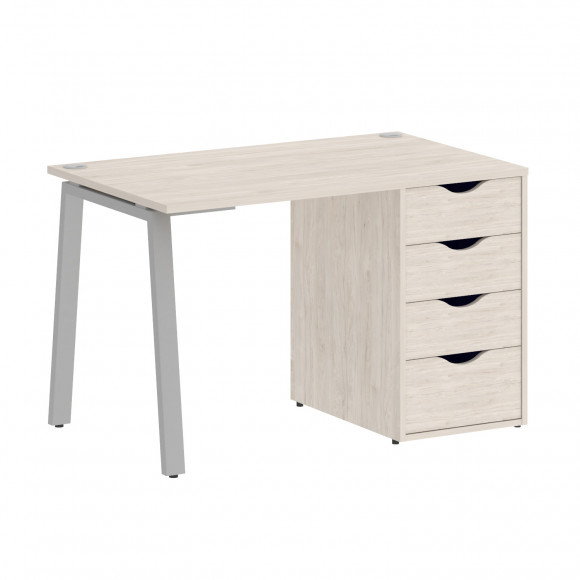 Стол письменный W=1180мм HOME OFFICE VR.SP-3-118.4.A Денвер Светлый