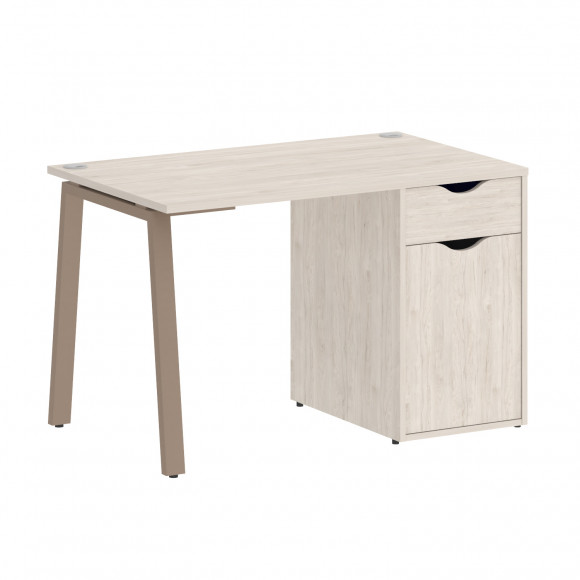 Стол письменный W=1180мм HOME OFFICE VR.SP-3-118.1.A Денвер Светлый