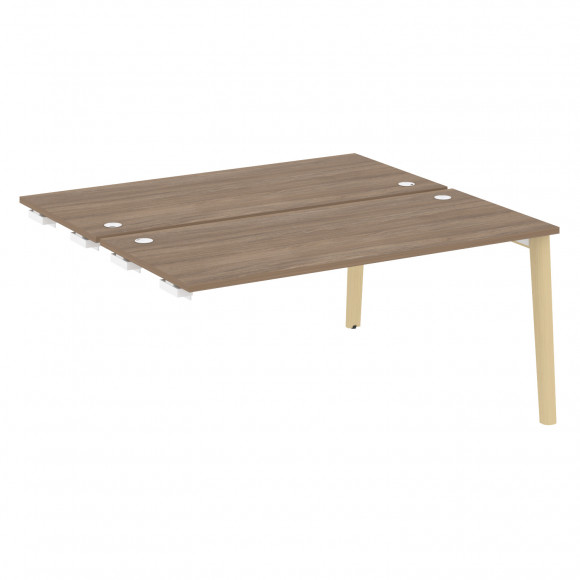 Стол-приставка двойной к опорным элементам, опоры - массив дерева ОНИКС ВУД/ONIX WOOD OW.D.SPR-4.7 Дуб Аризона
