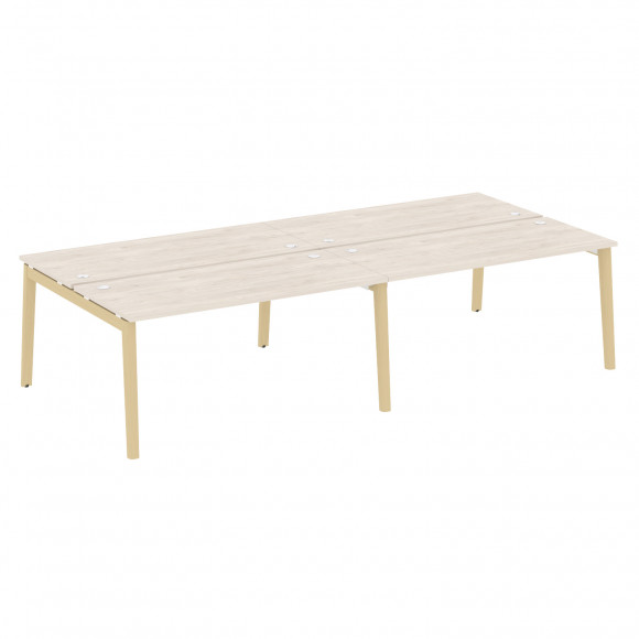 Рабочая станция, опоры - массив дерева ONIX WOOD OW.D.RS-4.4.7 Денвер Светлый
