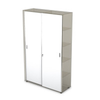 Комплект раздвижных фасадов (шкаф-купе) АРРЕДО/ARREDO 10ШК.015.2 Белый премиум