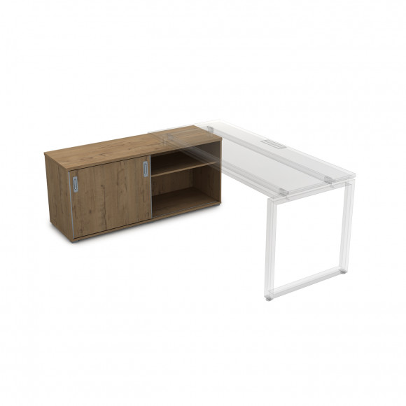 Тумба купе двухсторонняя GLOSS 9Т.025 teakwood