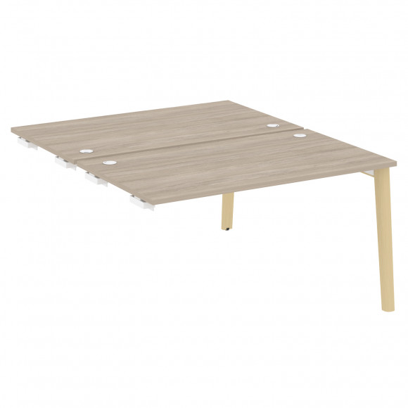 Стол-приставка двойной к опорным элементам, опоры - массив дерева ONIX WOOD OW.D.SPR-3.8 Дуб Аттик Стол-приставка двойной к опорным элементам, опоры - массив дерева ONIX WOOD OW.D.SPR-3.8 Дуб Аттик