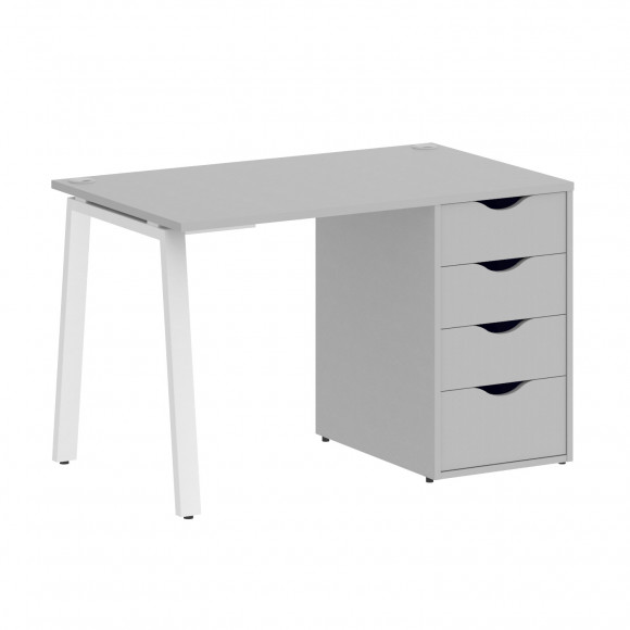Стол письменный W=1180мм HOME OFFICE VR.SP-3-118.4.A Серый