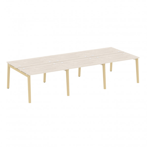 Рабочая станция, опоры - массив дерева ONIX WOOD OW.D.RS-6.2.7 Денвер Светлый