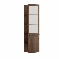 Наполнение шкафа 1 створка левая Министри/Ministry MNS2954403 дуб шоколад