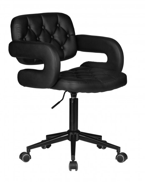 Офисное кресло для персонала DOBRIN LARRY BLACK (чёрный),9460_BlackBase-LM LARRY BLACK, цвет чёрный Офисное кресло для персонала DOBRIN LARRY BLACK (чёрный),9460_BlackBase-LM LARRY BLACK, цвет чёрный