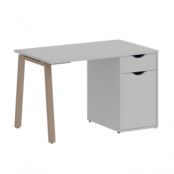 Стол письменный W=1180мм HOME OFFICE VR.SP-3-118.1.A Серый