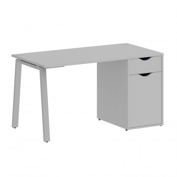 Стол письменный W=1380мм HOME OFFICE VR.SP-3-138.1.A Серый