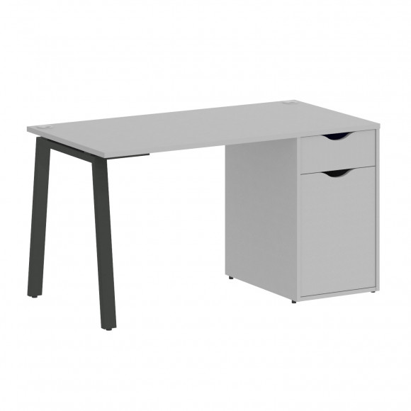 Стол письменный W=1380мм HOME OFFICE VR.SP-3-138.1.A Серый