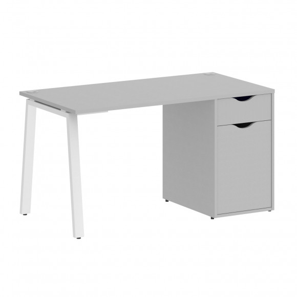 Стол письменный W=1380мм HOME OFFICE VR.SP-3-138.1.A Серый