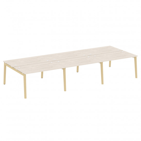 Рабочая станция, опоры - массив дерева ONIX WOOD OW.D.RS-6.3.8 Денвер Светлый
