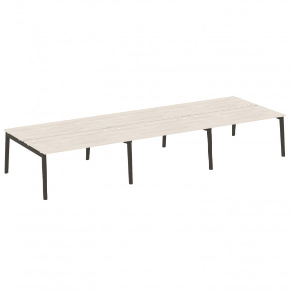 Рабочая станция, опоры - массив дерева ОНИКС ВУД/ONIX WOOD OW.D.RS-6.4.8 Денвер Светлый