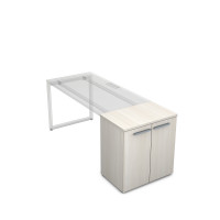 Тумба распашная GLOSS 9Т.027 ivory