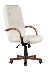Кресло RCH WOOD М155А Laguna Тай  бежевая экокожа 