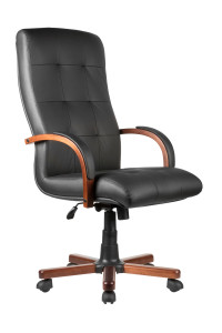 Кресло RCH WOOD М165А Lаguna Тай черная кожа 