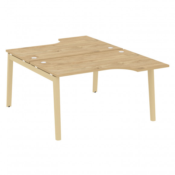 Рабочая станция, опоры - массив дерева ОНИКС ВУД/ONIX WOOD OW.D.SA-2 Тиквуд Светлый