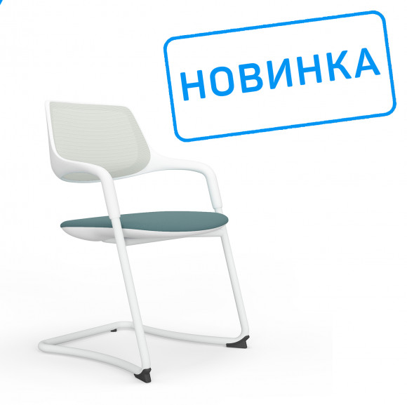 Кресло Scroll SF HY-813B Серая спинка/Серое сиденье