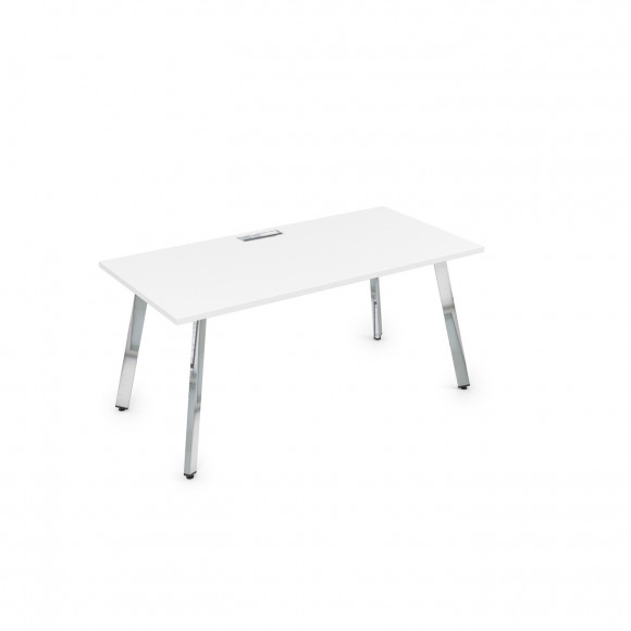 Стол рабочий, прямолинейный АРРЕДО/ARREDO 10СР.089 Белый премиум