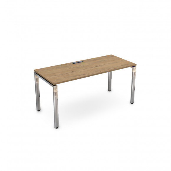 Стол рабочий, прямолинейный ГЛОСС ЛАЙН/GLOSS LINE НСР-П.004.1 teakwood