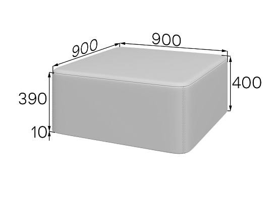 Блок. Пуф 90х90х40. БК-909040