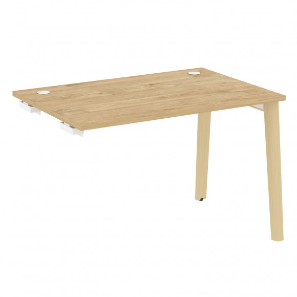 Стол-приставка к опорным элементам, опоры - массив дерева ОНИКС ВУД/ONIX WOOD OW.SPR-2.8 Тиквуд Светлый