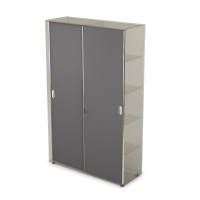 Комплект раздвижных фасадов (шкаф-купе) АРРЕДО/ARREDO 10ШК.015.2 Graphit