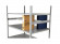 Стеллаж металлический MS Standart 220/100x30/6 Стеллаж металлический MS Standart 220/100x30/6