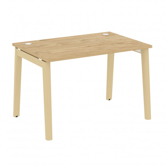 Стол письменный, опоры - массив дерева ОНИКС ВУД/ONIX WOOD OW.SP-2.8 Тиквуд Светлый