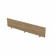 Барьер из ЛДСП фронтальный GLOSS 9БР.008.1 teakwood