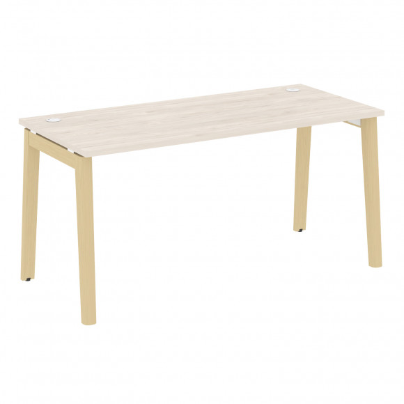 Стол письменный, опоры - массив дерева ONIX WOOD OW.SP-4.7 Денвер Светлый