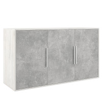 Креденция 3 двери Бетон/B-tone BTN36140331 сосна бетон светлый
