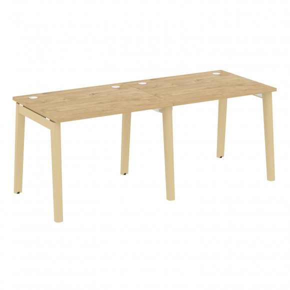 Рабочая станция, опоры - массив дерева ОНИКС ВУД/ONIX WOOD OW.RS-2.1.8 Тиквуд Светлый