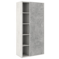 Шкаф комбинированный Бетон/B-tone BTN36150031 сосна бетон светлый