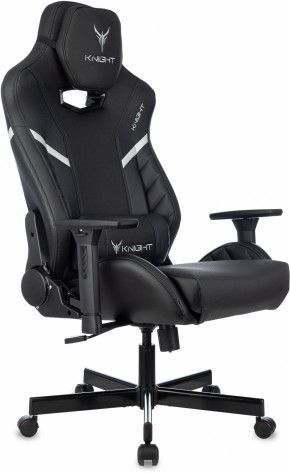 Кресло игровое Knight Thunder 5X черный эко.кожа крестов. металл Кресло игровое Knight Thunder 5X черный эко.кожа крестов. металл